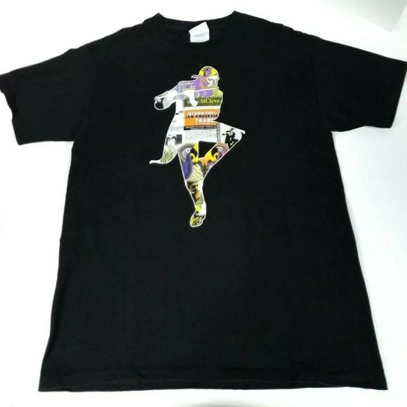 Ian Anderson Jethro Tull Thick As A Brick 2012 Tour Black 2-Sided T Shirt Sz(M) - Picture 1 of 7